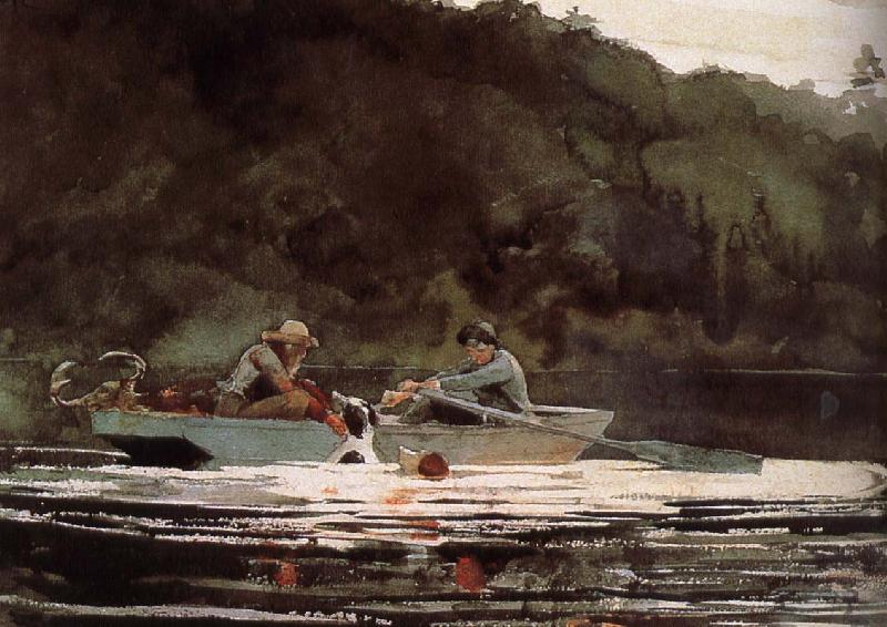 Winslow Homer The final hunting trip Germany oil painting art